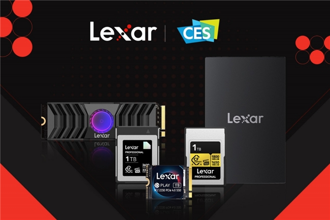 全球頂尖消費電子品大賞lexar雷克沙攜重磅產品亮相ces2024